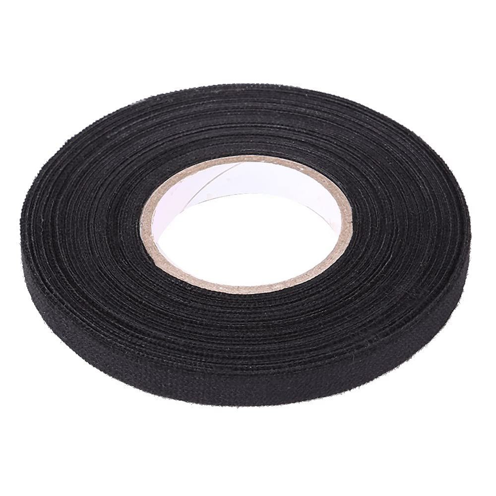 Keenso Felt Tape Automotive, Multipurpose Car Wiring Harness Self Adhesive Anti Squeak Rattle Tape Dash, Black (9mm 25m)