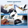 ECCPP Uncut Transponder Ignition Car Key Replacement fit for 2005-2008 Fit for Ford Escape 2.3L 2009-2010 Fit for Ford Escape 2.5L 1-Pack H84-PT 164-R8040 view 3