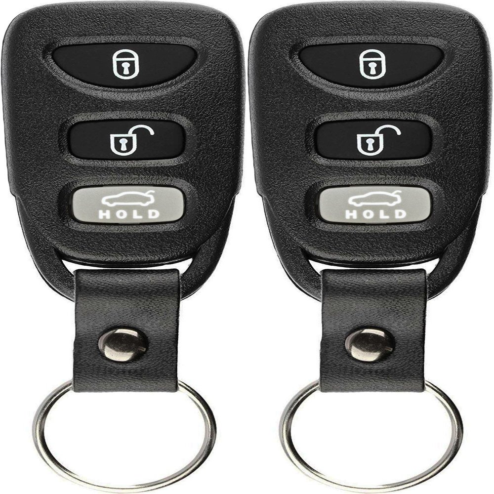 KeylessOption Keyless Entry Remote Car Key Fob Clicker with Strap for Kia Forte PINHA-T008 (Pack of 2)