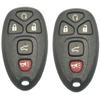 Car Key Fob Case Shell Fit for GM GMC Yukon Buick Chevrolet Saturn Accessories 5 Buttons Replacement Keyless Entry Remote Key Fob Cover Casing with Button Pad (2 Key Shells) view 1