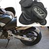 RICKYZHU Motorcycle Tank Bag, Water Resistant with Super Strong Magnetic Gas Oil Fuel Tank Bag Black Bigger Window for Honda Yamaha Suzuki Kawasaki Harley view 4