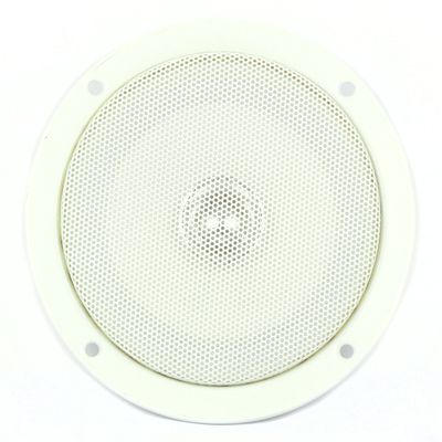 5" Dual Cone Slimline Home Theater & RV Speaker - White Thin Wall Ceiling Mount
