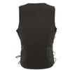 Milwaukee Leather Ladies Zipper Front Side Lace Vest w/Front & Back Lacing Accents (3X-Large) view 2