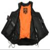 Milwaukee Leather Ladies Zipper Front Side Lace Vest w/Front & Back Lacing Accents (3X-Large) view 4
