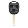 3 Buttons Car Replacement Remote Key Shell Case Key Cover compatible with Lexus RX ES GS LS SC view 1