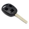 3 Buttons Car Replacement Remote Key Shell Case Key Cover compatible with Lexus RX ES GS LS SC view 2