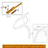 Chevrolet GM OEM 17-18 Bolt EV Fender-Upper Molding Trim Left 42559426 view 1