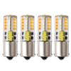 HRYSPN 4PCS BA15S LED Bulb 12V, Waterproof Bulb, 1141 1156 Bayonet Single Contact Base for Landscape RV Camper Interior Marine Boat Trailer Lights, Warm White 3000K view 1