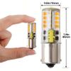 HRYSPN 4PCS BA15S LED Bulb 12V, Waterproof Bulb, 1141 1156 Bayonet Single Contact Base for Landscape RV Camper Interior Marine Boat Trailer Lights, Warm White 3000K view 2