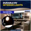 Five Oceans LED Reading Light, 12V Warm White, On-Off Switch, 52 LM, 12-30V DC, 2-Pack RV Interior Lighs for Boat, Trailer, Camper - FO3733-M2 view 4
