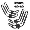 Leader Accessories Kayak Rack 2 Pair J Bar for Canoe Surf Board SUP On Roof Top Mount Crossbar with 4 pcs Tie Down Straps view 2