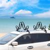 Leader Accessories Kayak Rack 2 Pair J Bar for Canoe Surf Board SUP On Roof Top Mount Crossbar with 4 pcs Tie Down Straps view 3