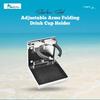 MARINE CITY Adjustable Folding Cup Holder, 304 Stainless Steel - Polished, 2-1/8 Inches to 3-3/8 Inches for Boat, Watercraft, RV (Small) view 2