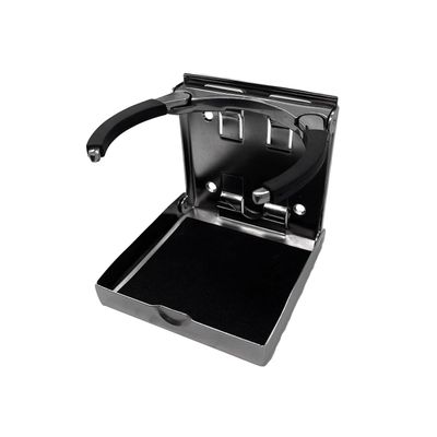 MARINE CITY Adjustable Folding Cup Holder, 304 Stainless Steel - Polished, 2-5/8 Inches to 3-1/2 Inches for Boat, Watercraft, RV (Large)