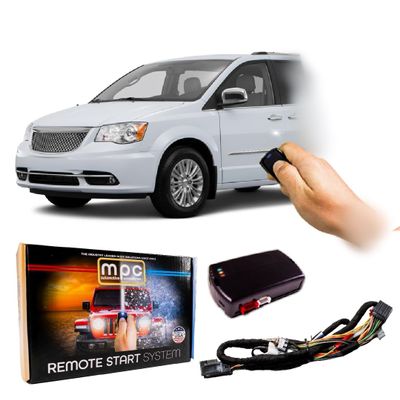 MPC Complete Remote Start Kit Compatible with Chrysler Town & Country 2011-2016 - Plug & Play - Uses OEM Remotes - Firmware Preloaded