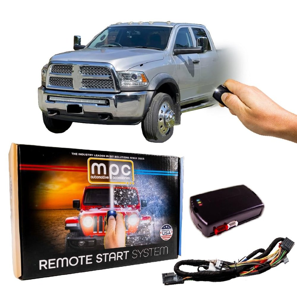 MPC Factory Remote Activated Remote Start Compatible with 2011-2012 RAM 4500 - Gas/Diesel - Plug & Play