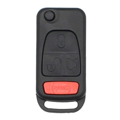 4 Buttons FILP Folding Remote Key Fob Cover Key Shell Compatible with Mercedes Benz ML320 ML55 AMG ML430 C230 CL500