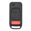 4 Buttons FILP Folding Remote Key Fob Cover Key Shell Compatible with Mercedes Benz ML320 ML55 AMG ML430 C230 CL500 view 1