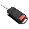 4 Buttons FILP Folding Remote Key Fob Cover Key Shell Compatible with Mercedes Benz ML320 ML55 AMG ML430 C230 CL500 view 3