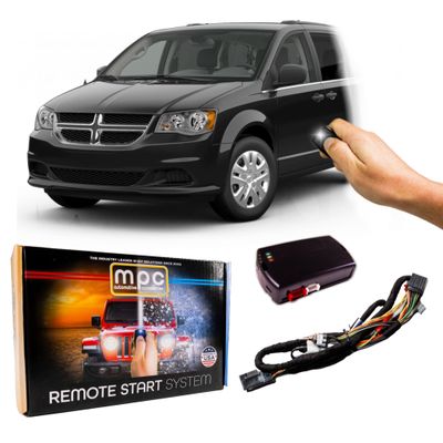 MPC Complete Remote Start Kit Compatible with Dodge Grand Caravan 2011-2020 - Plug & Play - Use OEM Remotes - Firmware Preloaded