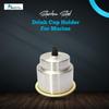 MARINE CITY Silver Cup Drink Holder with Center Drain 304 Stainless Steel, Durable, Corrosion-Resistant Marines, Boats, Ships, Kayaks, Yachts (10 Pcs) view 2