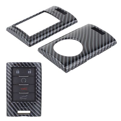 TOMALL Carbon Fiber Replacement Key Fob Shell For Cadillac ATS CTS DTS XTS SRX Escalade