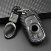 M.JVisun Soft Silicone Rubber Carbon Fiber Texture Case Protector Car Remote Key Fob Cover for Buick Cascada Enclave Encore GX Envision GL8 Lacrosse Regal Sportback for TourX Verano - Black view 3