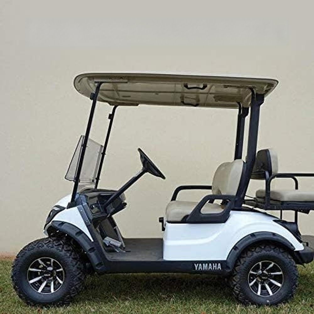 Huskey 4PCS Golf Cart Fender Flares with Self-Taping Screws Compatible with Yamaha G29,Drive 2007-2016 G&E Models,Made of Impact-Resistant ABS plastic for Lifted Golf Cart W/Offroad Tires