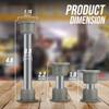 Huskey Club Car Precedent Front Lower Spring & Upper A-Arms Bushing Kits With 12X Urethane Bushings, 2X Sleeves For Front Spring, 2x Inner Rolled Sleeves and Two Outer Rolled for Upper A Arms view 2