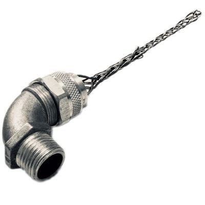 AVLIS-CO CG40590 Flexcor Strain Relief Deluxe Cord Grip 1/2" Fit.25-.375 Dia, 90 Degree Male Connector,