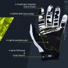 Seibertron Youth Unisex MX ATV MTB Racing Gloves - Full Finger Touchscreen Glove for Bicycle Cycling Mountain Biking Motorcycle and Motocross White S view 4