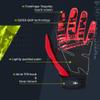 Seibertron Youth Unisex MX ATV MTB Racing Gloves - Full Finger Touchscreen Glove for Bicycle Cycling Mountain Biking Motorcycle and Motocross Red XS view 4