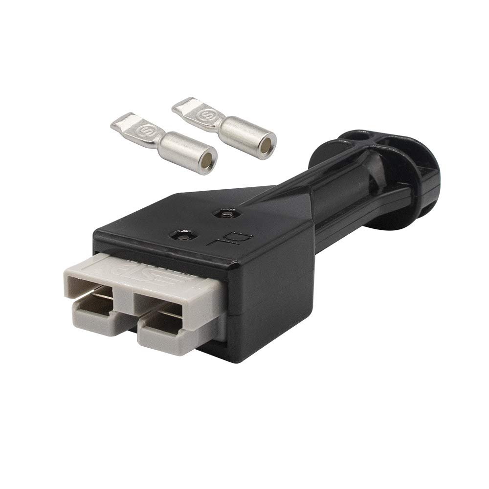Panglong EZGO Golf Cart Charger Plug 18972G1 Handle Kit for SB50 Plugs DC Cord Strain Relief, Suitable for 1989-2007 EZGO 36 Volt Electric Models