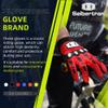 Seibertron Youth Unisex MX ATV MTB Racing Gloves - Full Finger Touchscreen Glove for Bicycle Cycling Mountain Biking Motorcycle and Motocross Red L view 2