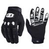 Seibertron Youth Unisex MX ATV MTB Racing Gloves - Full Finger Touchscreen Glove for Bicycle Cycling Mountain Biking Motorcycle and Motocross Black L view 1