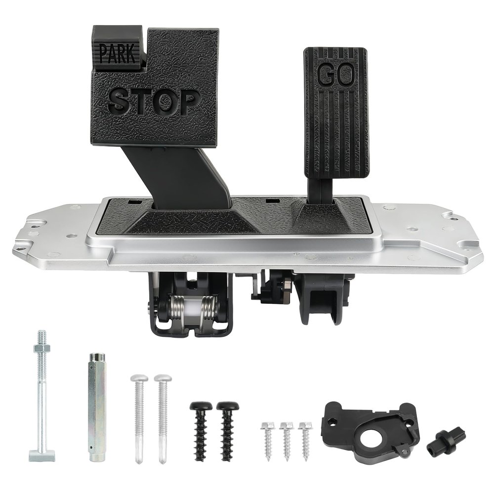 Panglong Club Car Precedent Pedal Assembly, Club Car Pedal with Conversion Kit, Suitable for Precedent &Tempo & Onward Universal Electric &Gas Carts, for 1st Gen and 2nd Gen, OEM #102500001,103974821