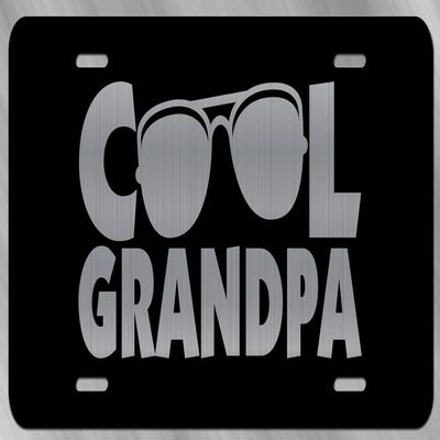Cool Grandpa Vanity Front License Plate Tag KCE223