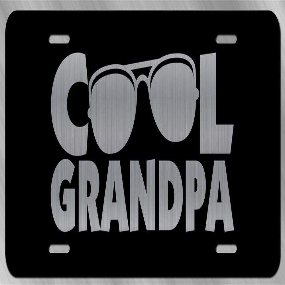 Cool Grandpa Vanity Front License Plate Tag KCE223