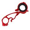 Extender Holder, Aluminum Alloy Space Saver Double Handlebar Extension Holder for Speedometer(20CMRed) view 2