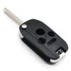 4 Buttons Flip Folding Car Remote Key Fob Cover Key Shell Case Compatible with Honda Civic Accord CRV Fit Pilot view 1