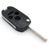 4 Buttons Flip Folding Car Remote Key Fob Cover Key Shell Case Compatible with Honda Civic Accord CRV Fit Pilot view 3