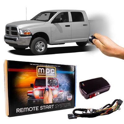 MPC Factory Remote Activated Remote Start Compatible with 2011-2012 RAM 2500 - Gas/Diesel - Plug & Play