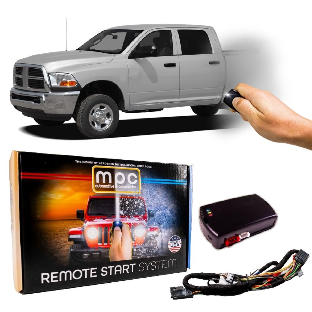 MPC Factory Remote Activated Remote Start Compatible with 2011-2012 RAM 2500 - Gas/Diesel - Plug & Play