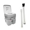 Earthtec 5 Gallon Porta Potty/Portable Toilet with Non-Stick Bowl & Cleaning Wand for Camping & Outdoor Travel view 1