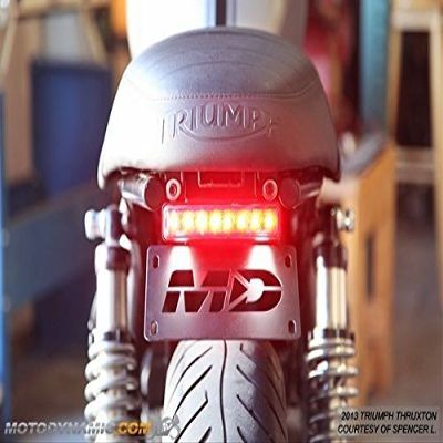 Fender Eliminator Tidy Tail Triumph Scrambler Bonneville Thruxton T100 T120 2001-2015 LED Tail Light Smoked