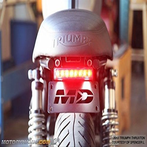 Fender Eliminator Tidy Tail Triumph Scrambler Bonneville Thruxton T100 T120 2001-2015 LED Tail Light Smoked