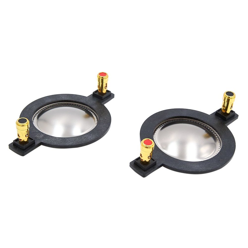 uxcell 2pcs 44.4mm Sound Speaker Diaphragm Car Voice Coil Replacement w Copper Pillar
