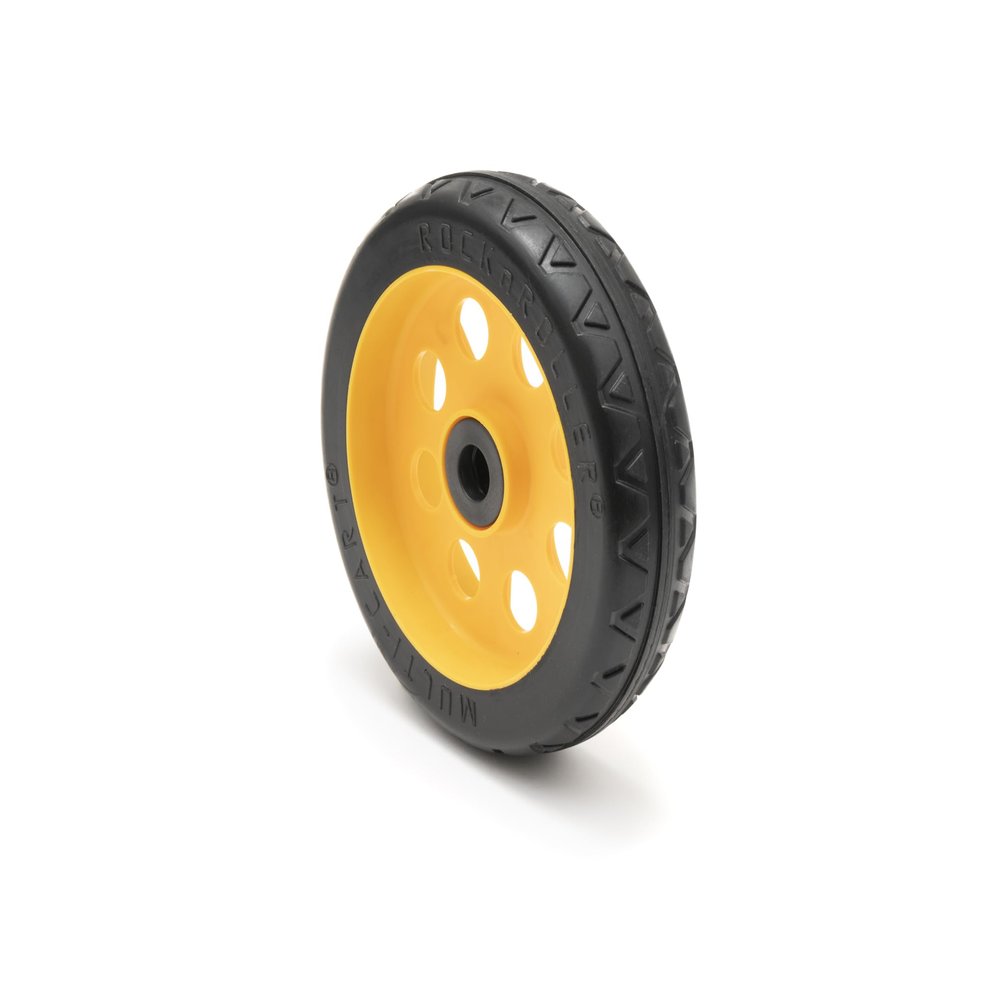 Rock-N-Roller R-Trac Rear Wheel 2-Pack, 8" x 2" No-Flat Pair of wheels for R6 & R8 Multi-Carts, Offset Hub