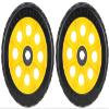 Rock-N-Roller R-Trac Rear Wheel 2-Pack, 8" x 2" No-Flat Pair of wheels for R6 & R8 Multi-Carts, Offset Hub view 2