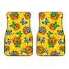 Sunflower Butterfly Floor Mats for Cars - Unique Front and Back Car Mats (Front Car Mats (Set of 2)) view 1